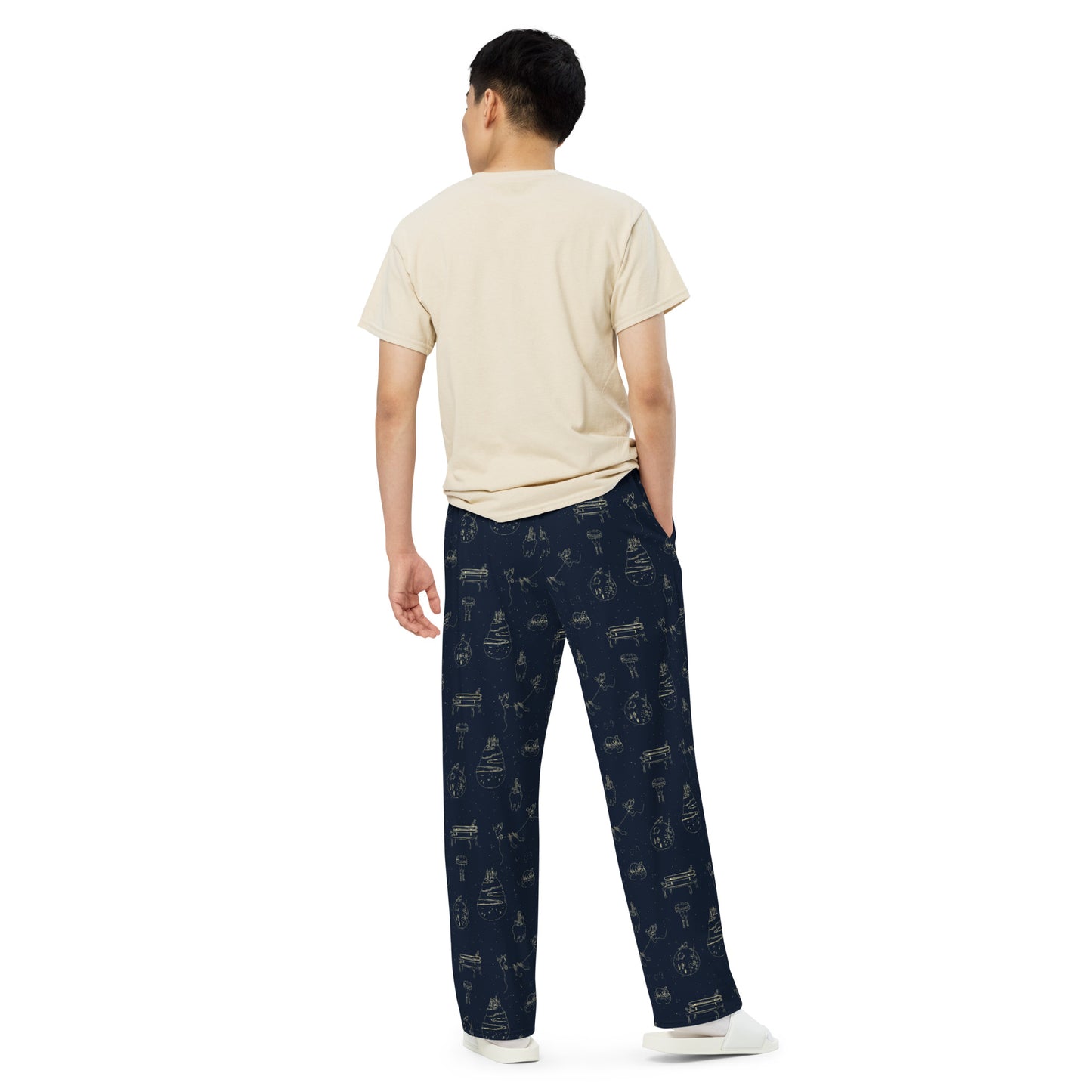 Pajama Pants - A Galaxy of Rambles in Gold